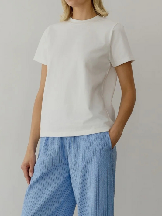 Lanie Long Top | White