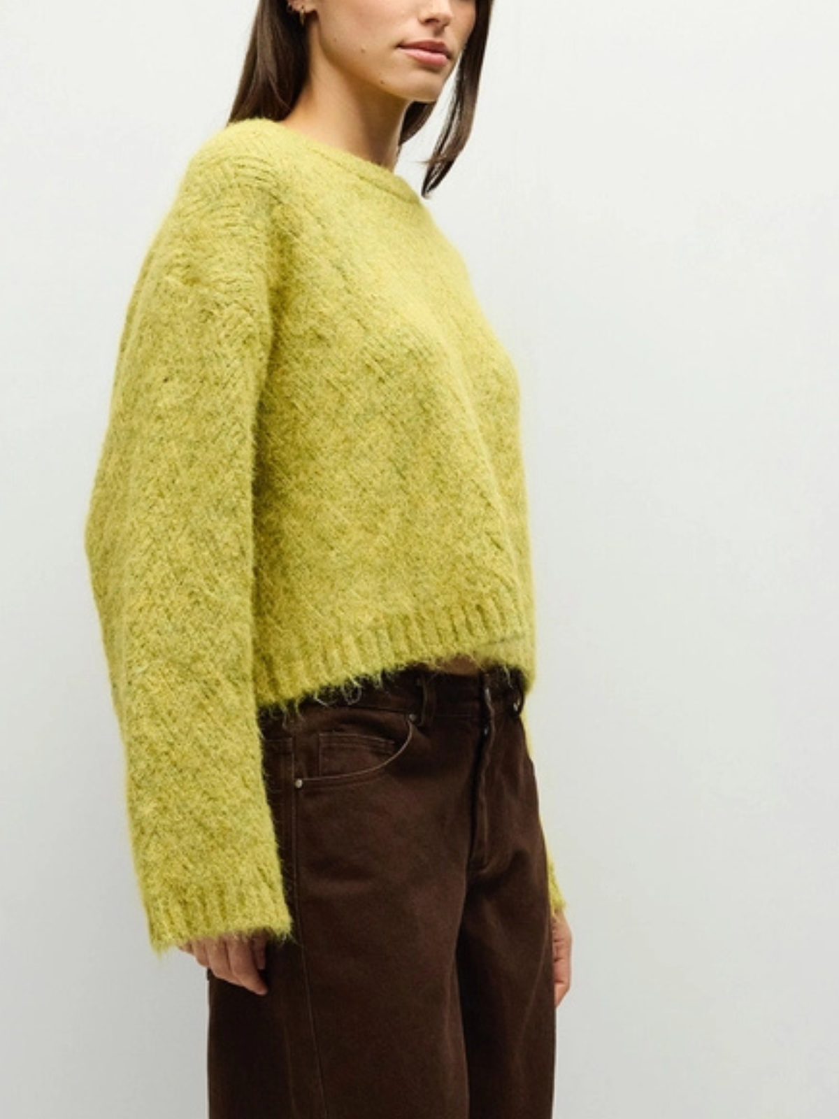 Lila Sweater Chartreuse