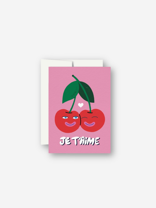Cherries Miniature Card