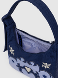 Mini Nylon Shoulder Bag | Western Appliqué