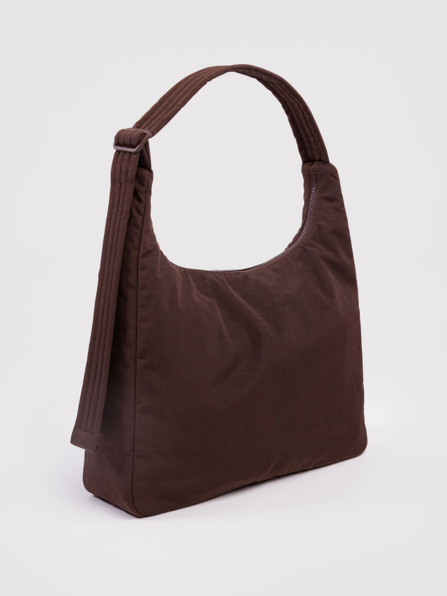 Nylon Shoulder Bag Coffee