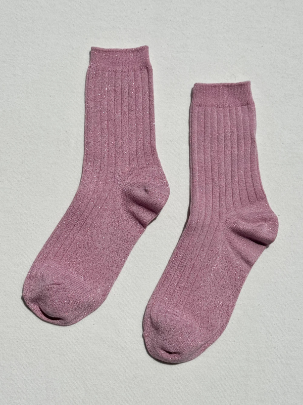 Her Socks Glitter | Sparkling Rose