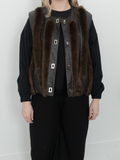 VINTAGE by TUU | Faux Fur Leather Vest (S-XL)