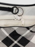 Medium Nylon Crescent Bag | Mixed Plaid