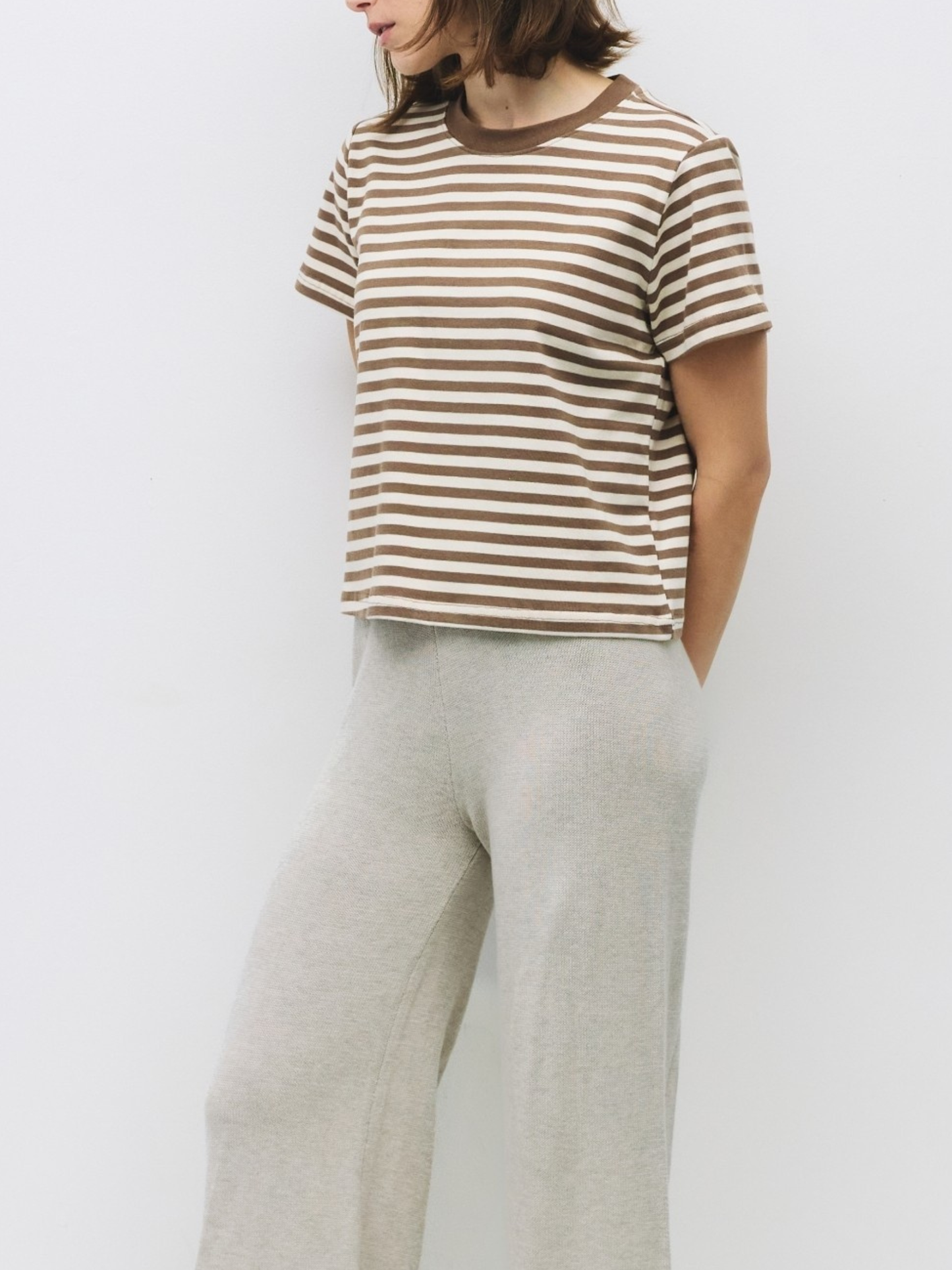 Cooper Top | Brown Ivory