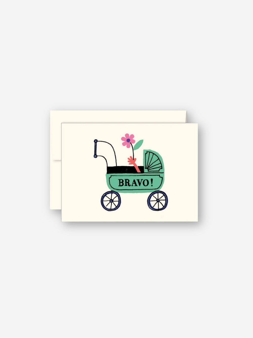 Stroller Miniature Card