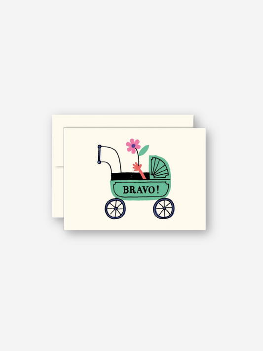 Stroller Miniature Card