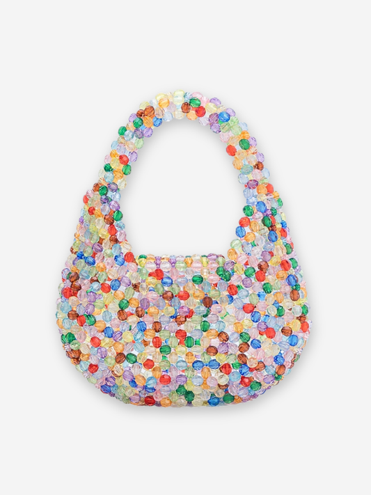 Rainbow Beaded Mini Bag