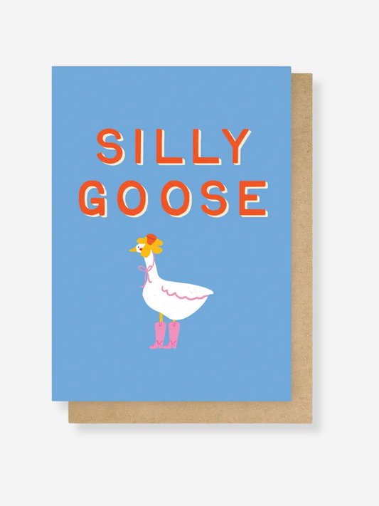 Silly Goose Greeting Card