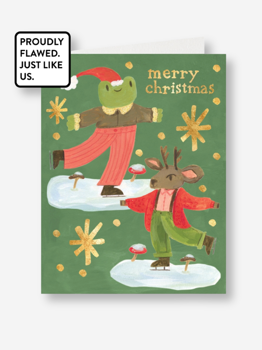 Ice Skating Duo Card