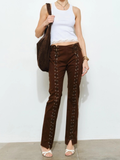Solace Lace-up Pant Brown