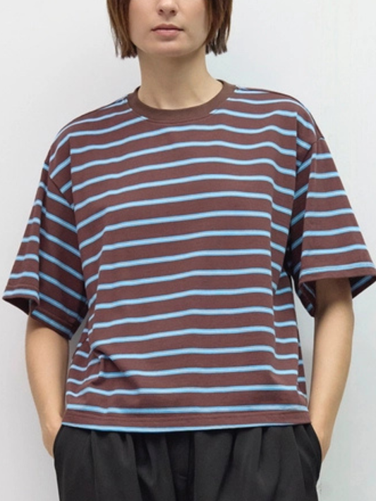 Luna Top Brown-Blue