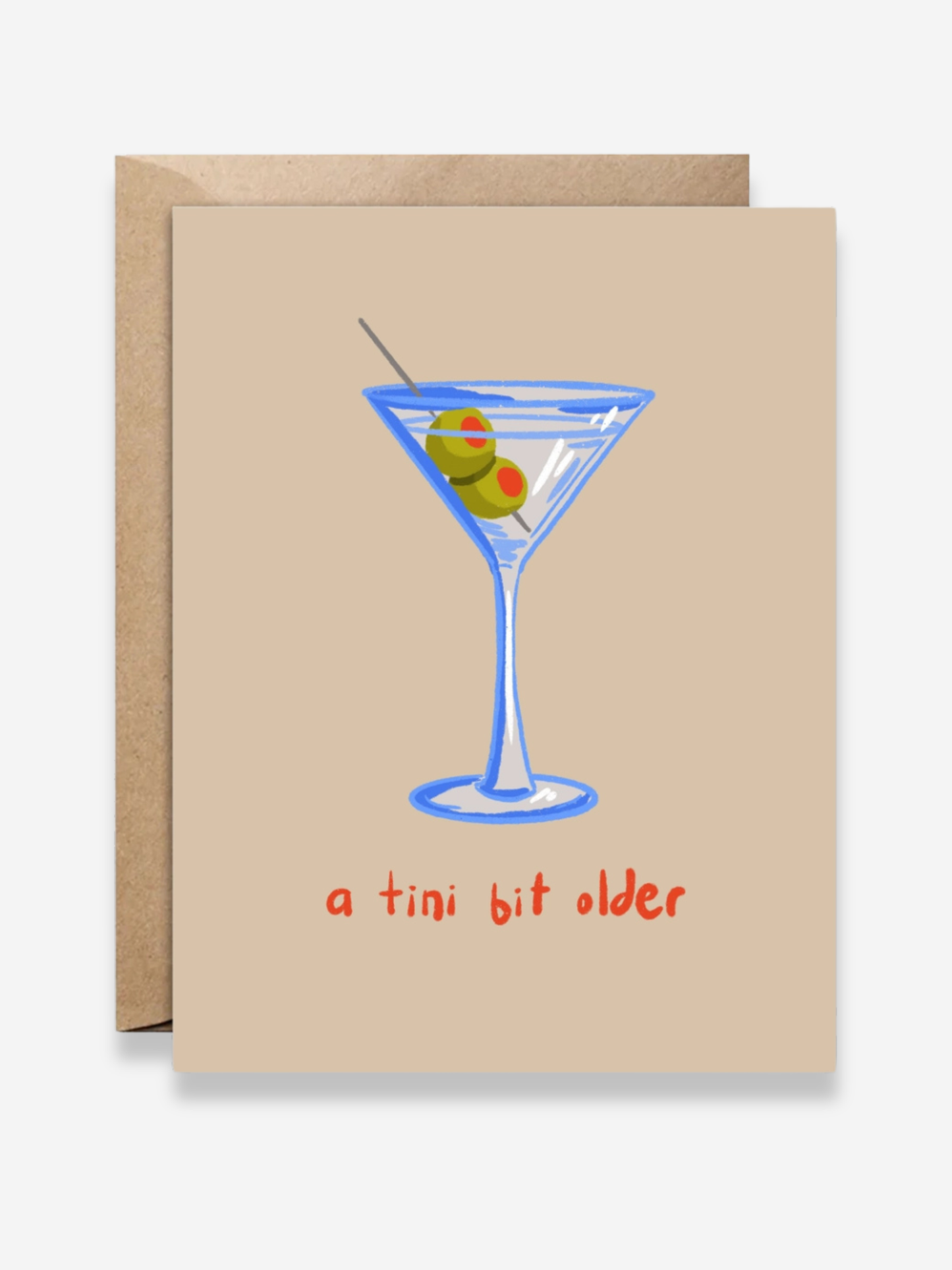 A Tini Bit Older Birthday Card