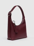 Mini Leather Shoulder Bag | Mahogany