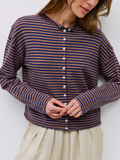 Elisa Cardigan | Brown Navy