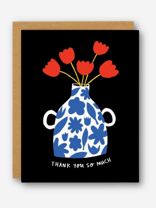 Thank You Vase Card
