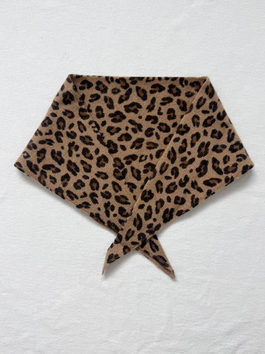 Cashmere Bandana | Leopard