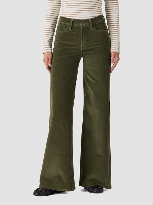 318 Shaping Wide Leg Corduroy | Olive