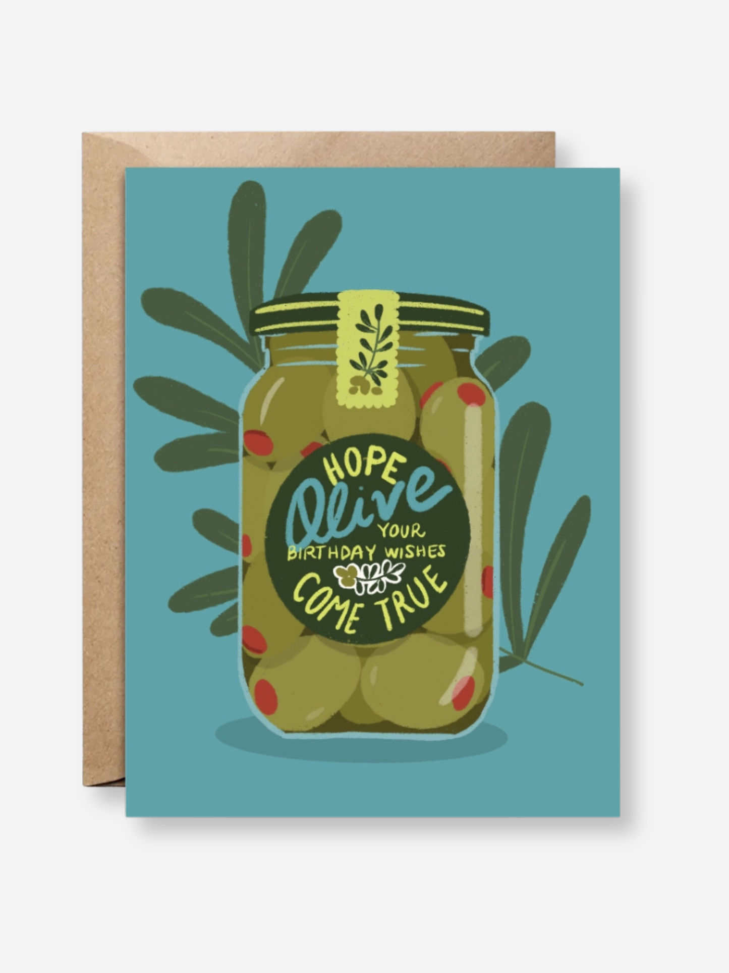 Olive Birthday Wishes Card
