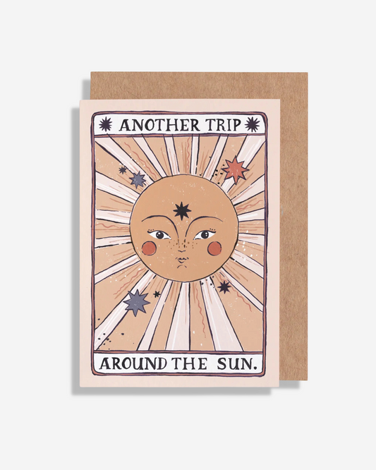 Tarot Sun Birthday Card