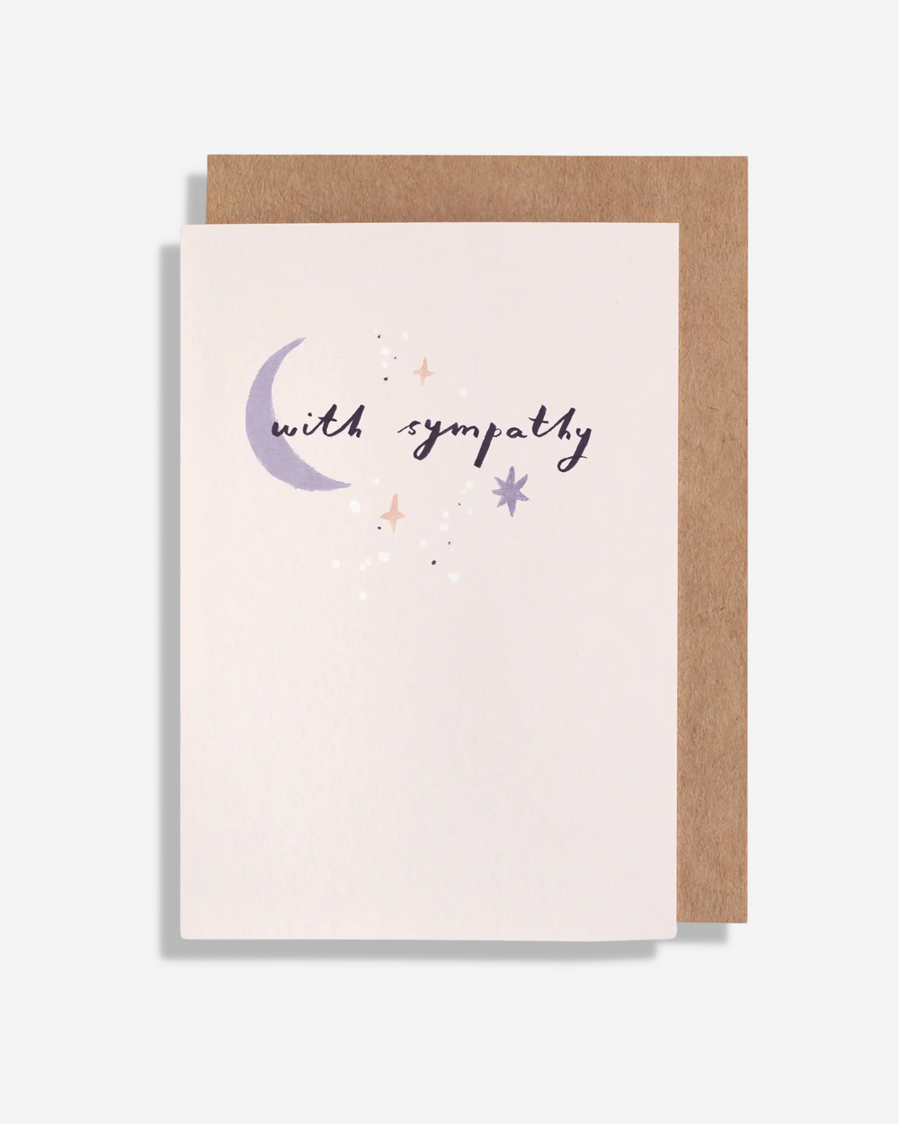 Moon Sympathy Card