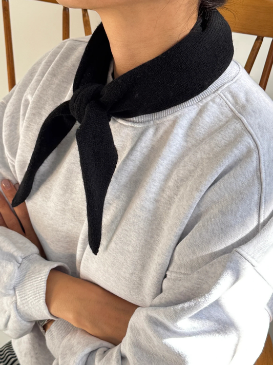 Cashmere Bandana | Black