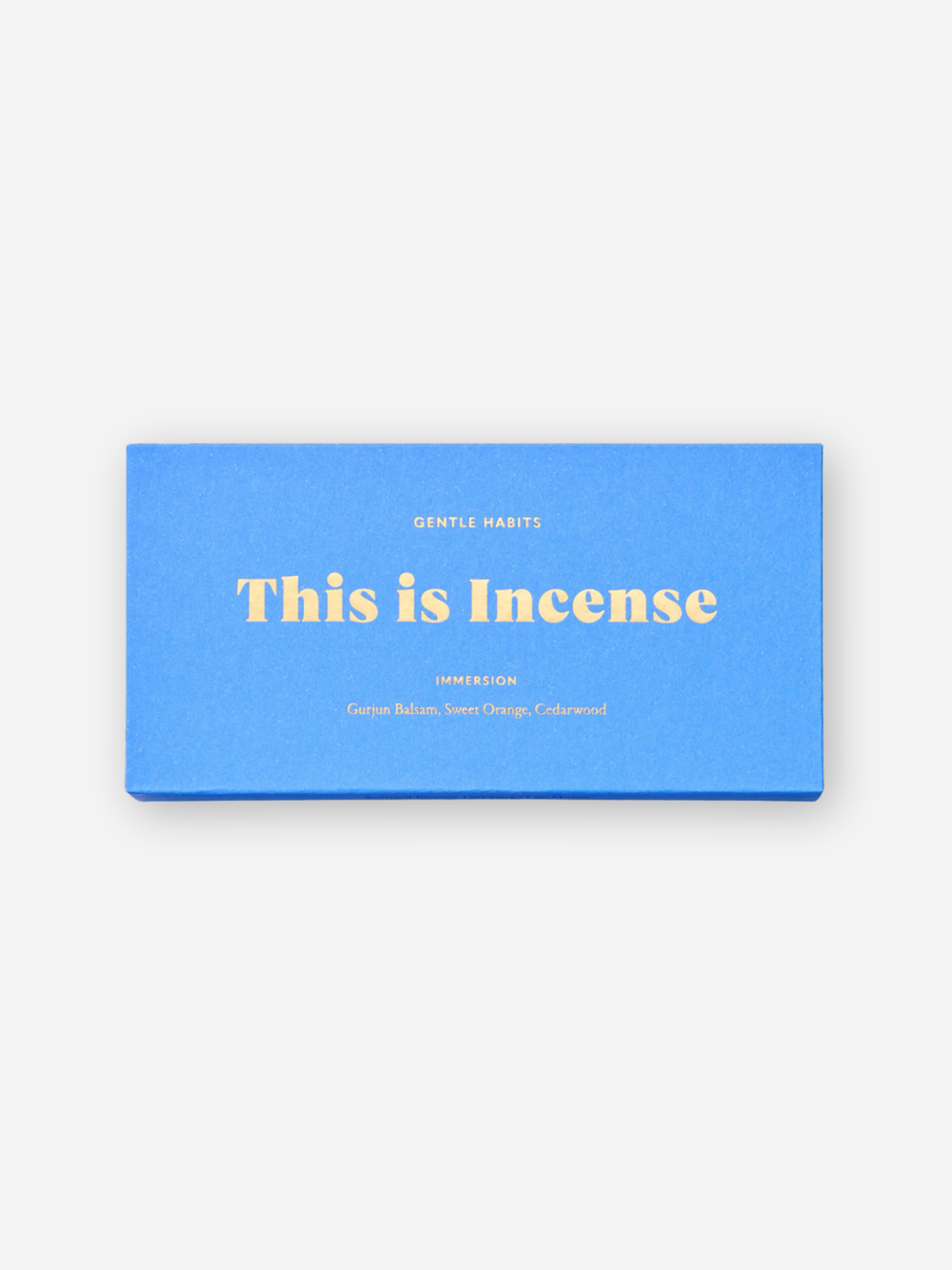 This is Incense | Immersion
