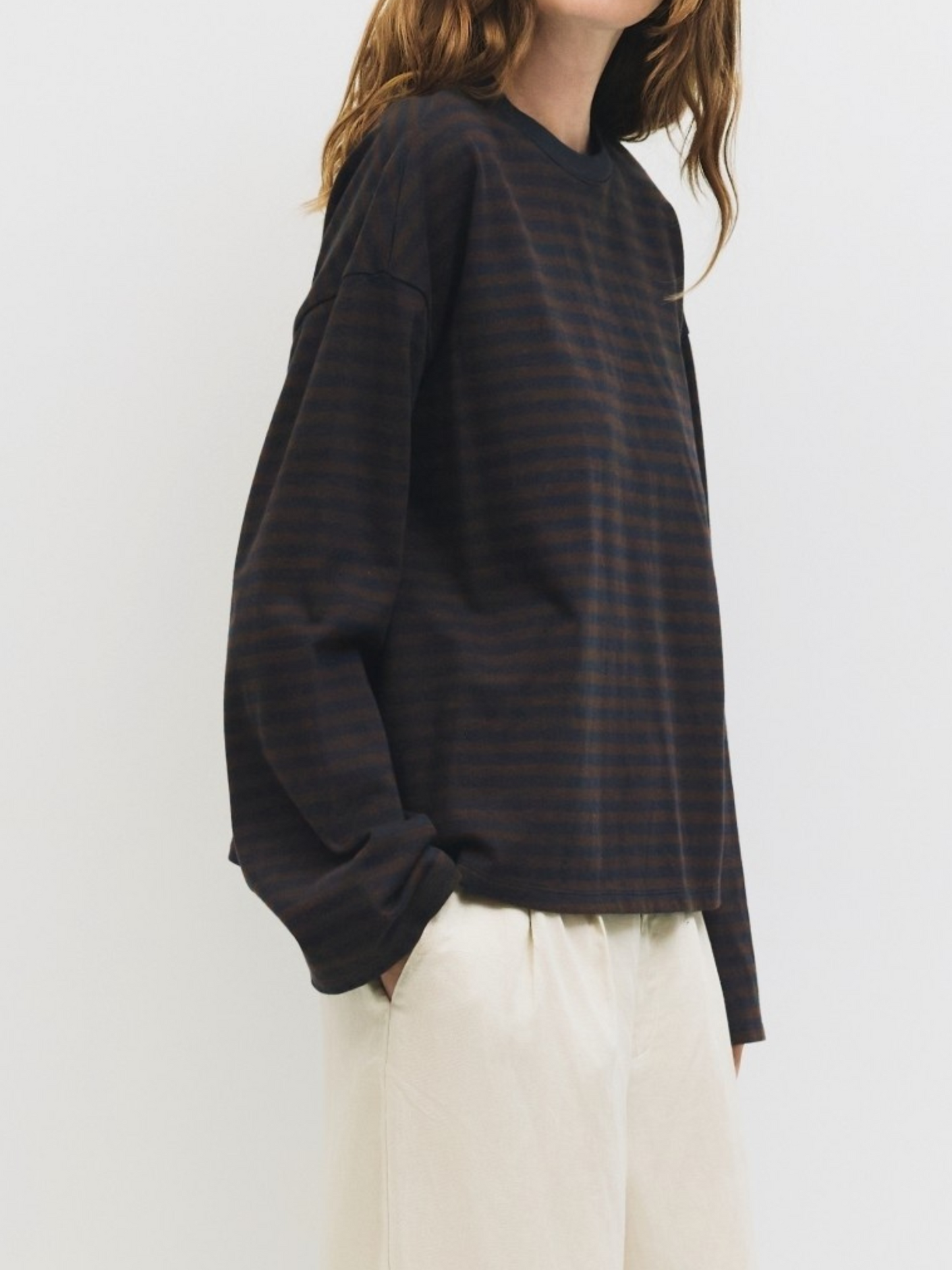 Callahan Top | Brown Navy