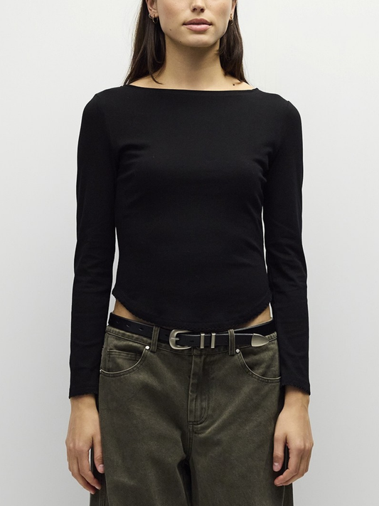 Janel Top Black