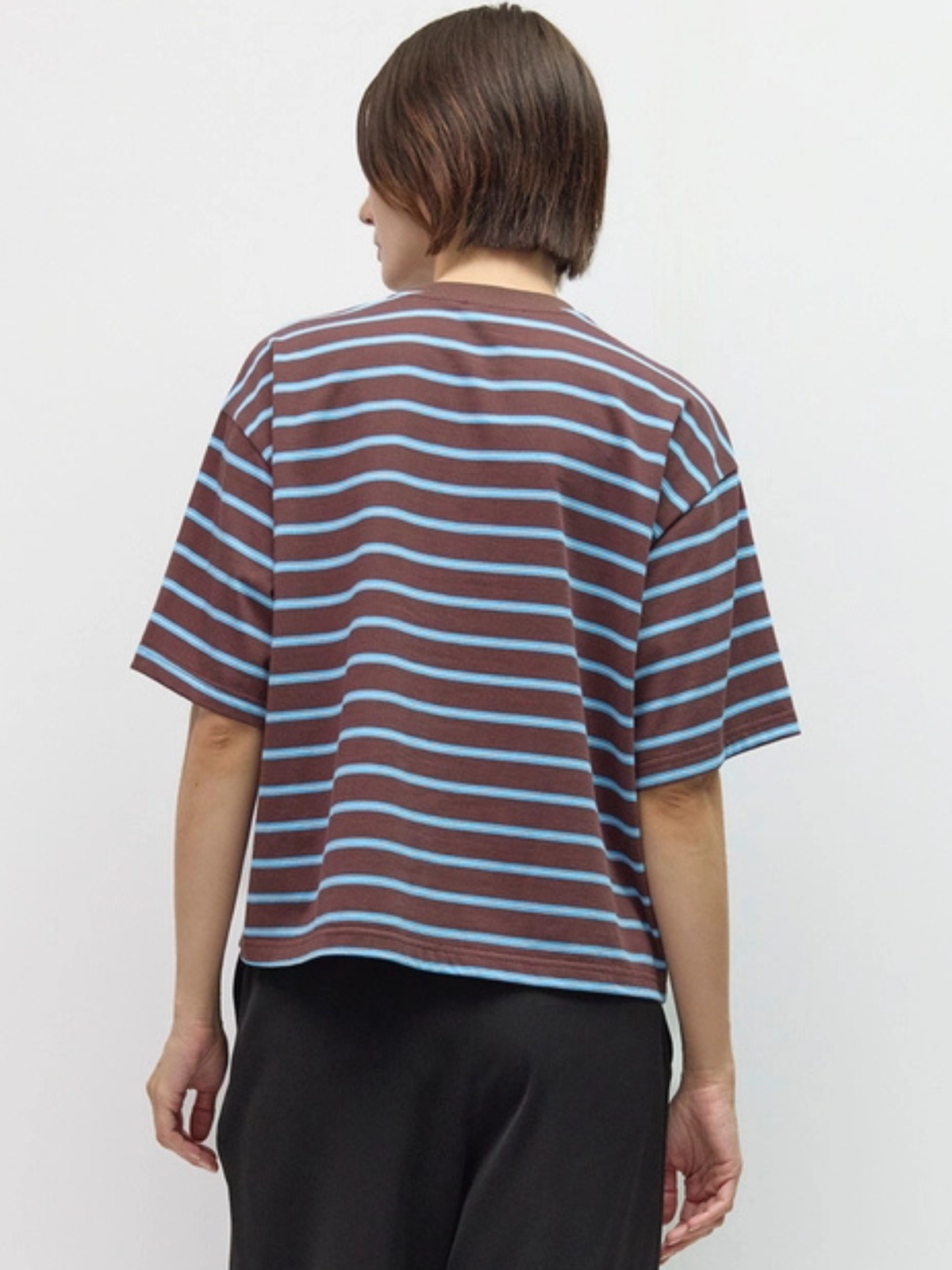 Luna Top Brown-Blue