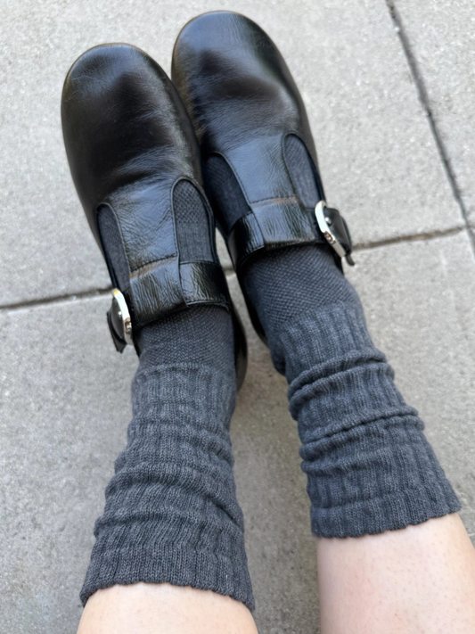 Ballet Socks Charcoal