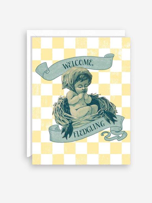 Welcome, Fledgling Baby Card