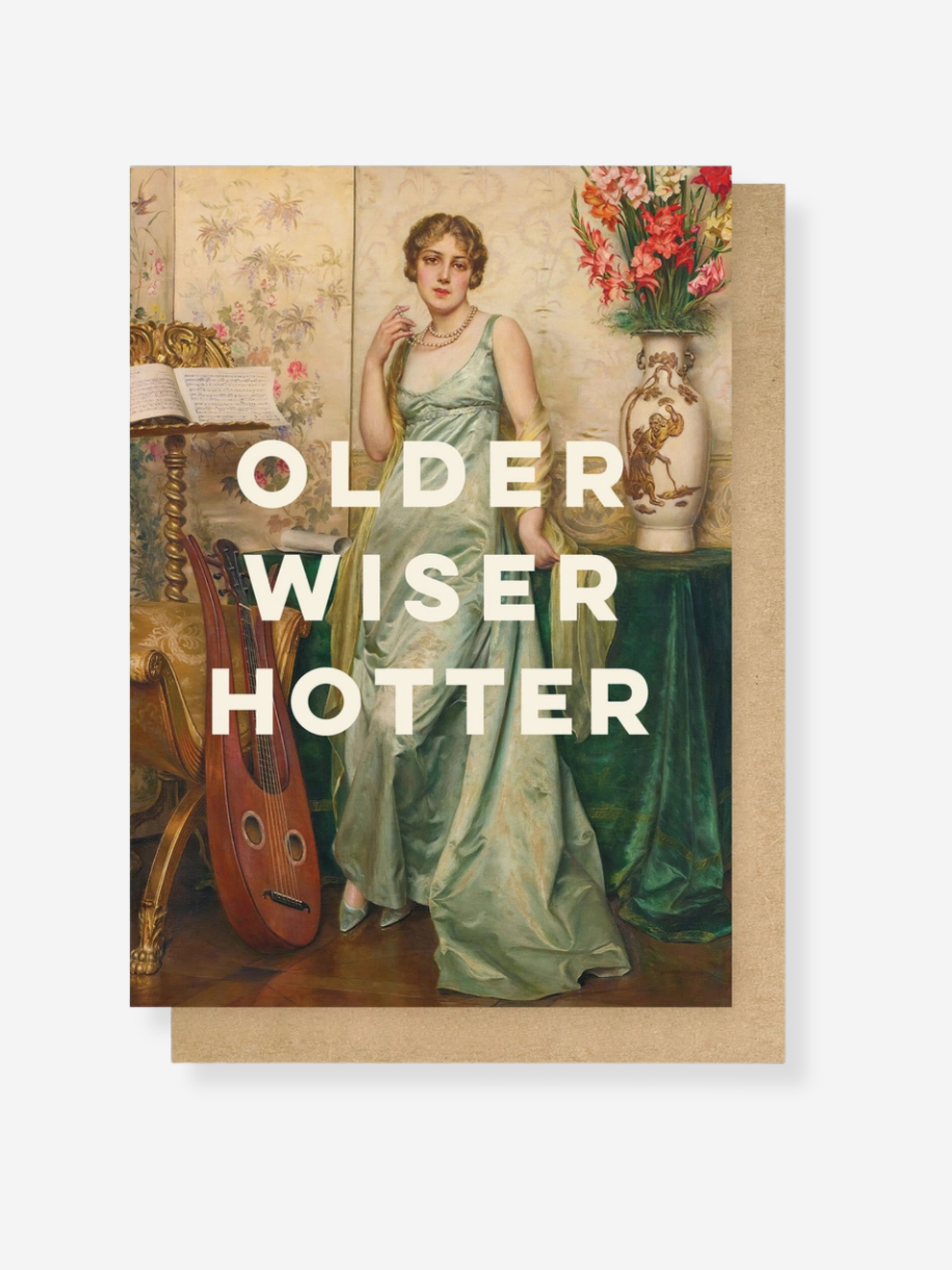 Older Wiser Hotter Greetings Card