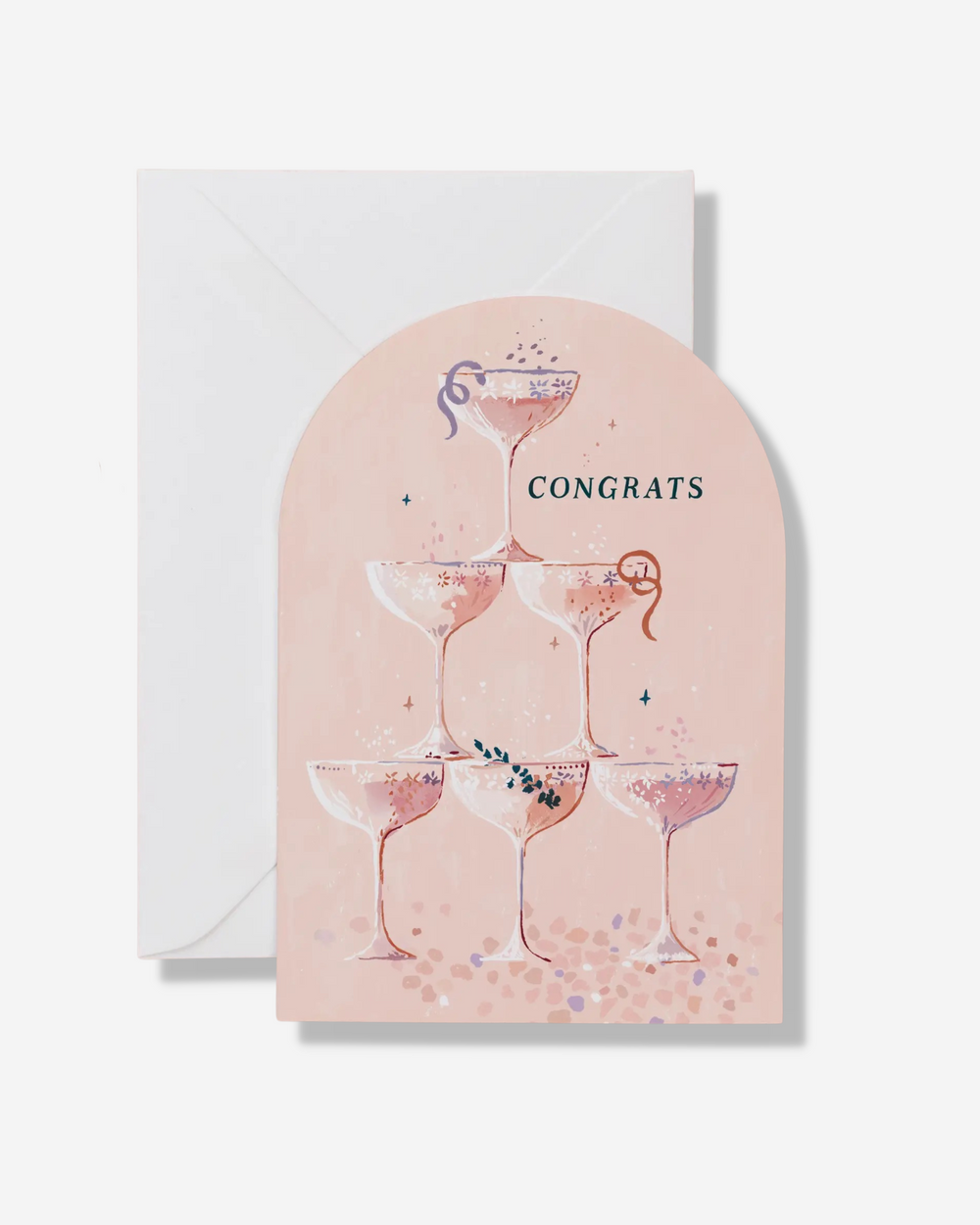 Champagne Congratulations Card