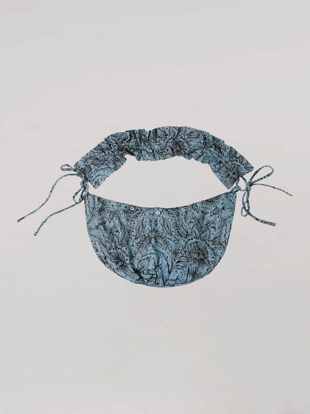 Blue Peony Paisley Bag