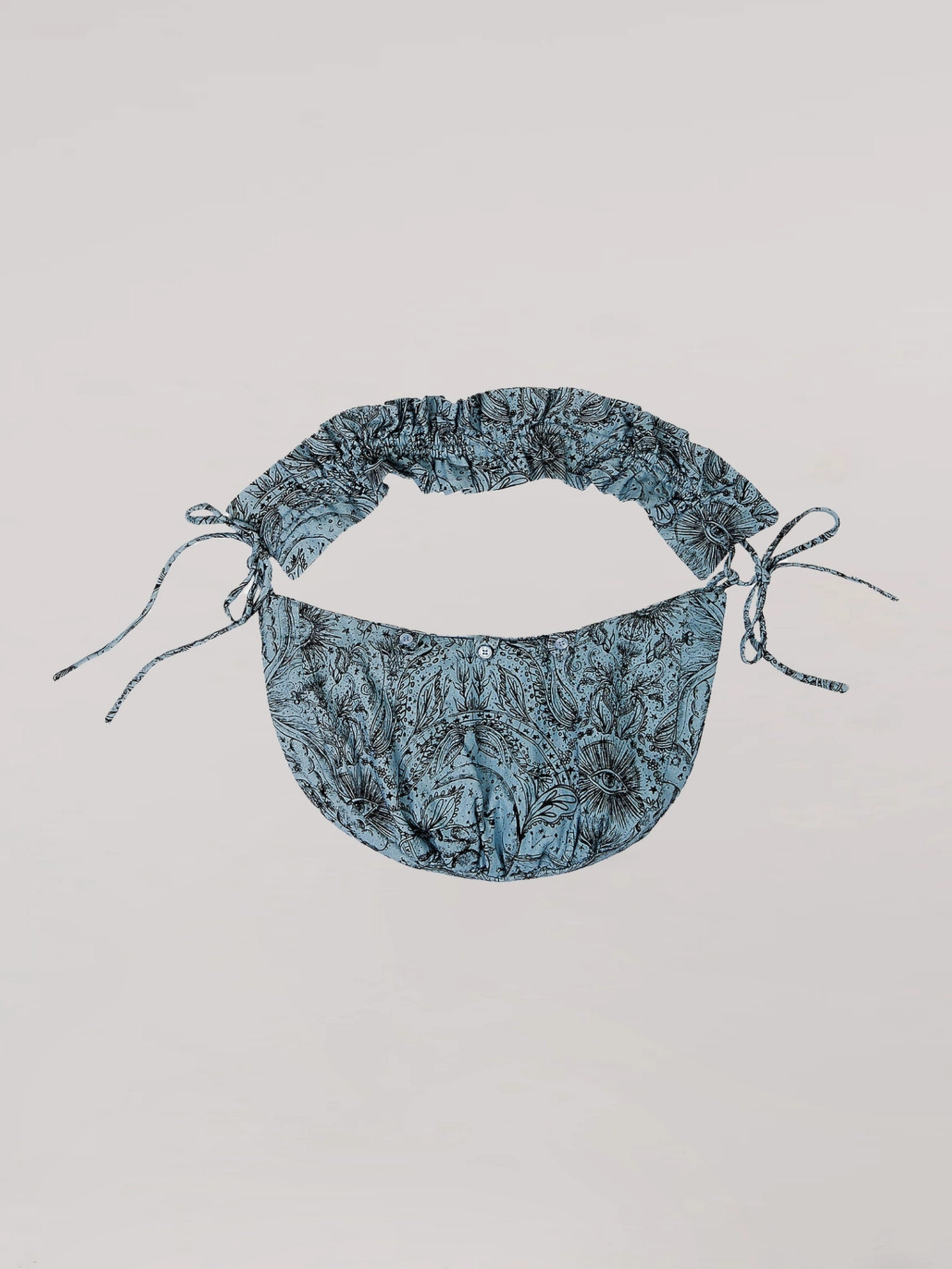 Blue Peony Paisley Bag