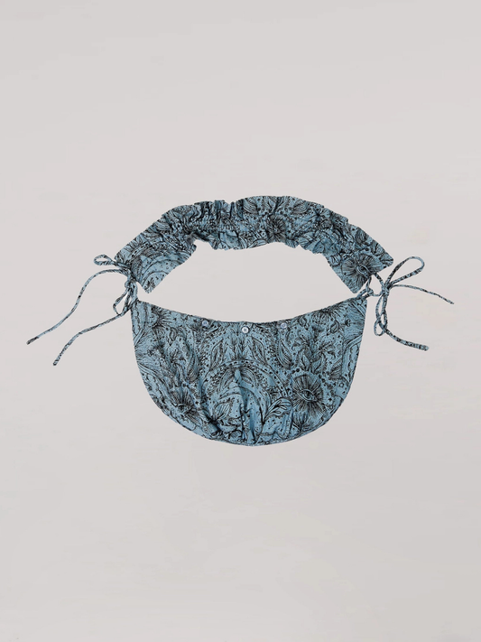 Blue Peony Paisley Bag