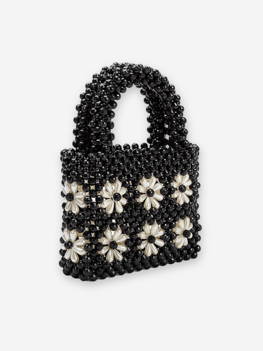 Selena Beaded Bag | Black