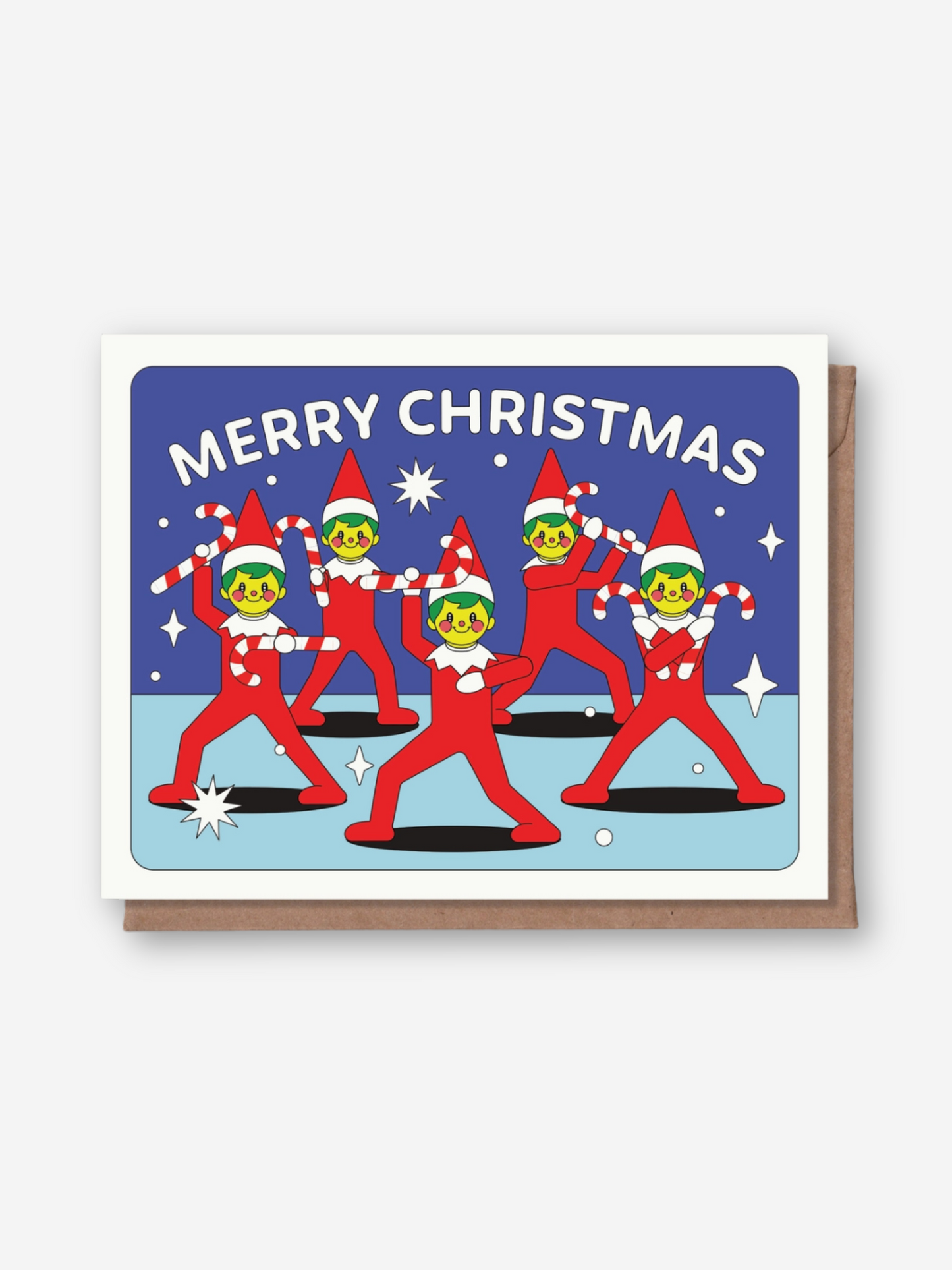 Christmas Power Rangers Card