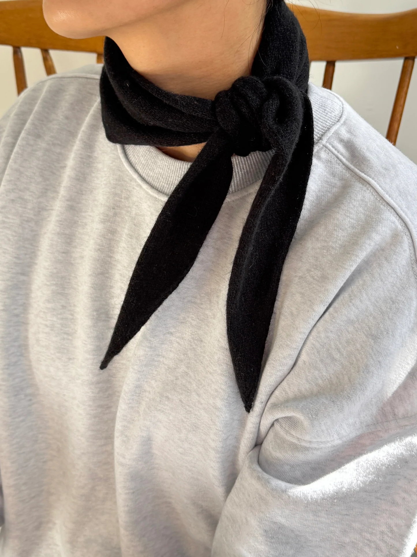 Cashmere Bandana | Black