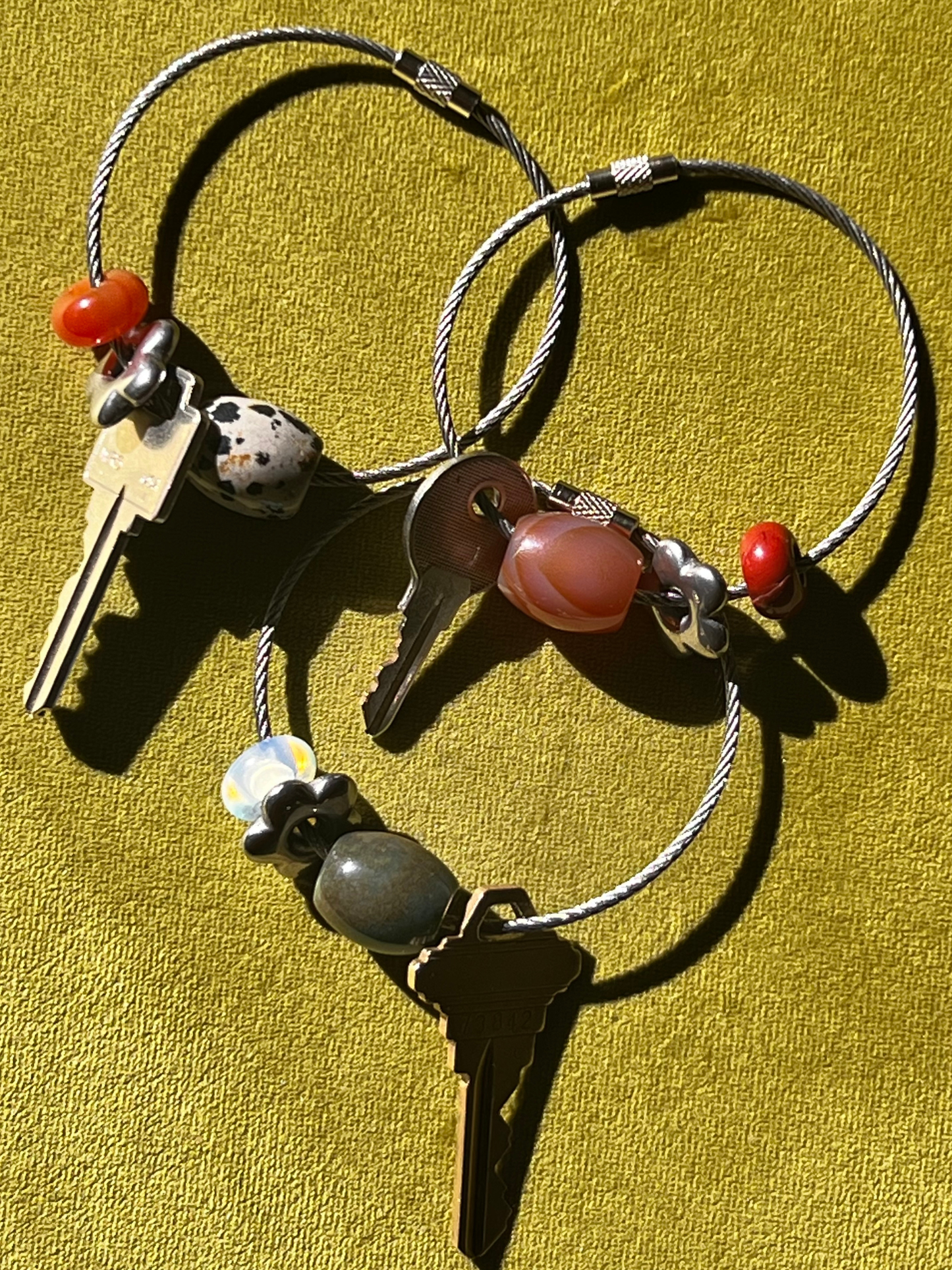 Beaded Key Ring