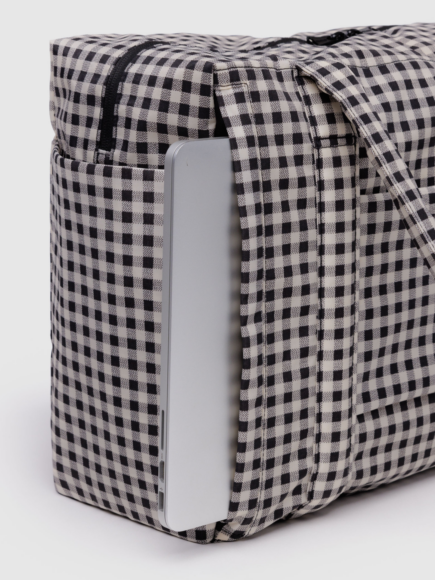 Small Cloud Carry-on | Black & White Gingham