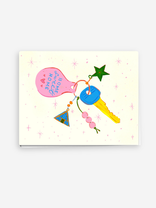 Keychain Housewarming Card