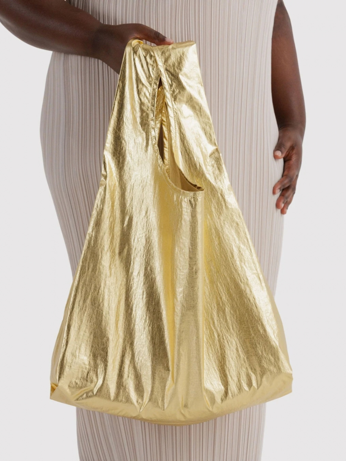 Standard Baggu Metallic Gold