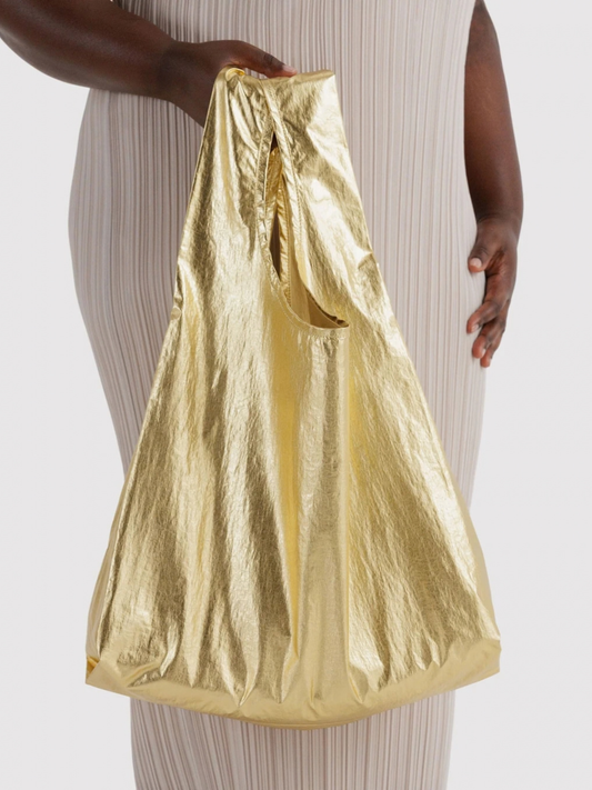 Standard Baggu Metallic Gold