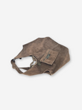 Suede Leather Boho Bag | Mushroom