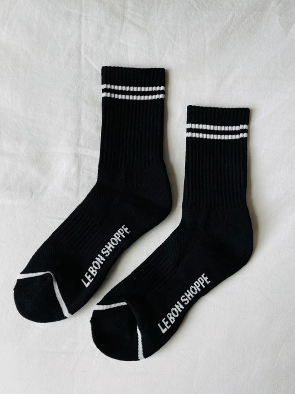 Boyfriend Socks | Noir