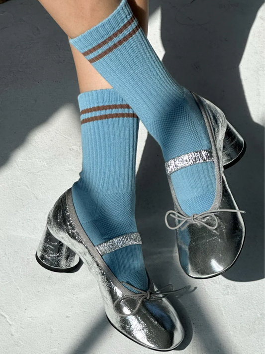 Boyfriend Socks | Powder Blue
