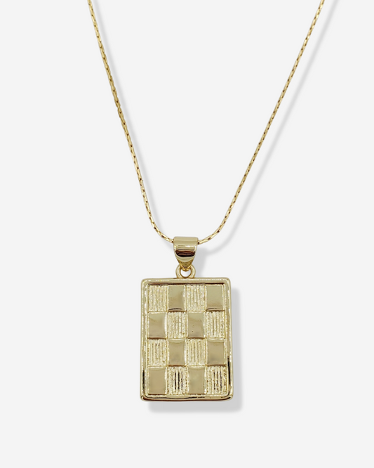 Checker Necklace