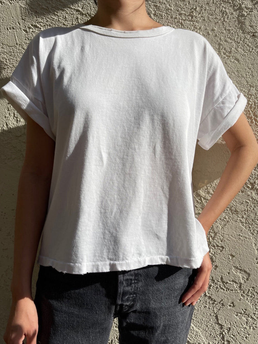 Fille Tee | Clean White